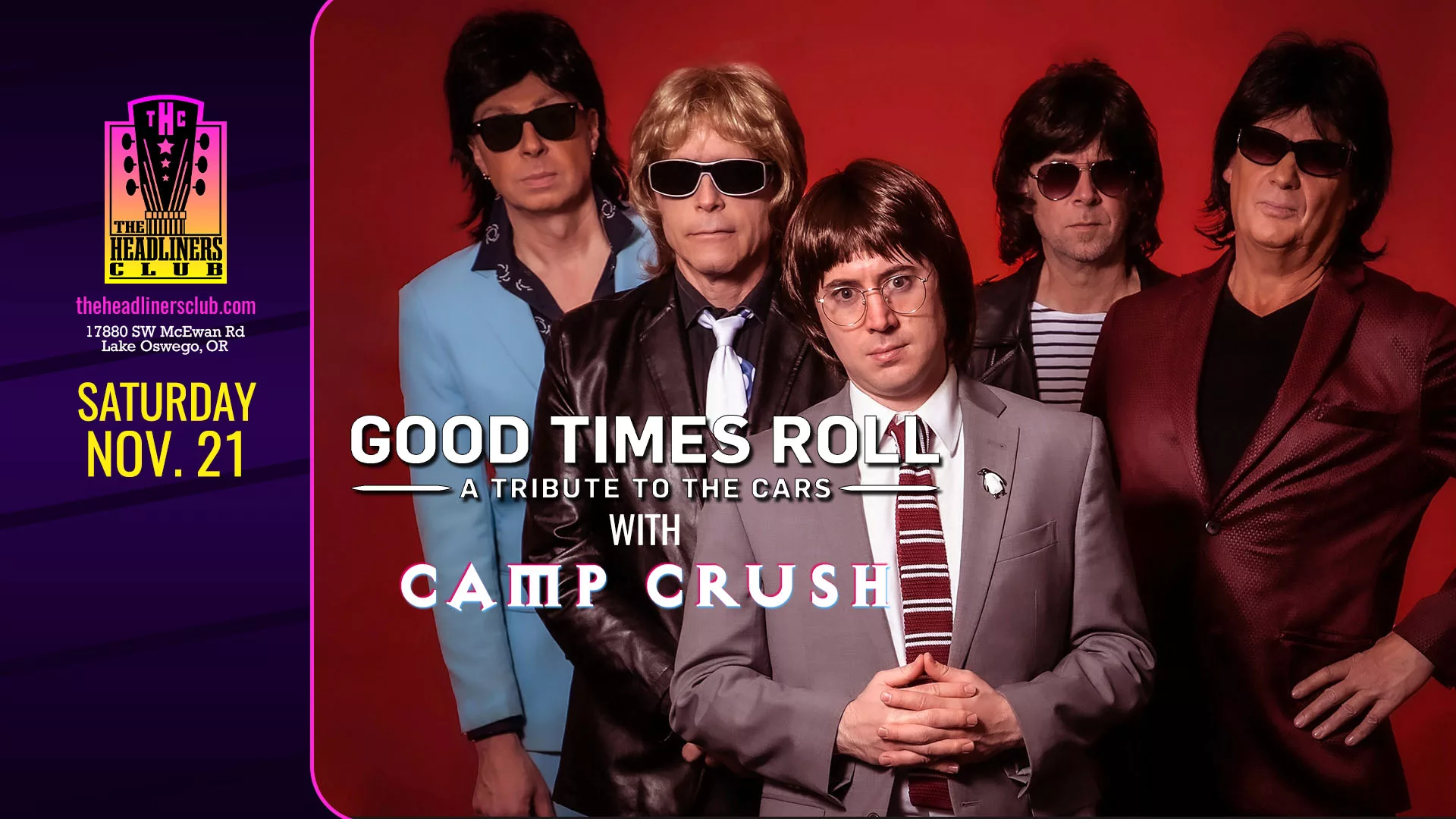 Good Times Roll [The Cars tribute] • Camp Crush